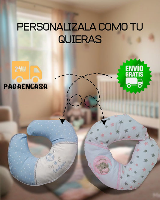 ¡Almohada de Lactancia Ergonómica Premium – El Apoyo Esencial para la Salud de tu Bebé y tu Comodidad!