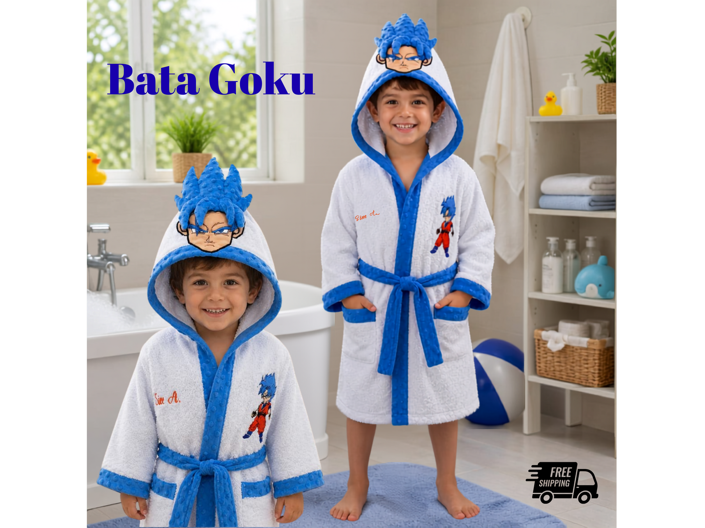 "BataBum" Batas de baño, PERSONALIZADAS! Selecciona talla y modelo en la parte de abajo, Compra ahora y el equipo de logistica se comunica contigo para asesorarte.