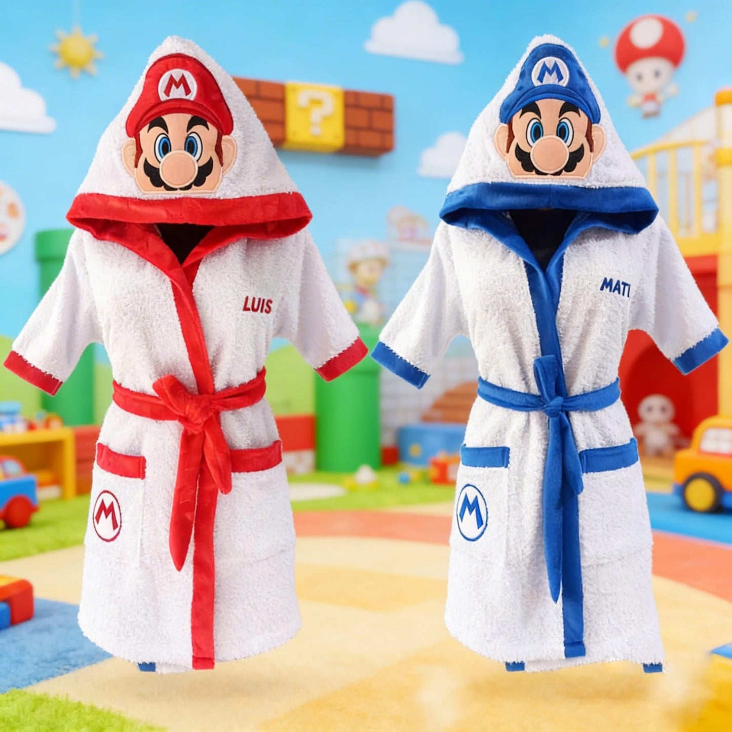 "BataBum" Batas de baño, PERSONALIZADAS! Selecciona talla y modelo en la parte de abajo, Compra ahora y el equipo de logistica se comunica contigo para asesorarte.